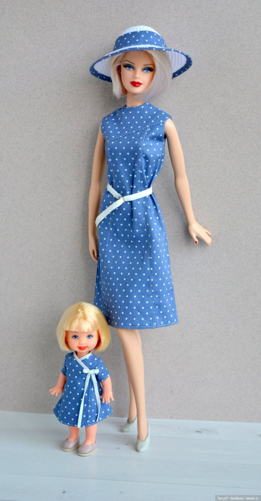 Белые горошки — Одежда и обувь для кукол своими руками: фото (фото 5)