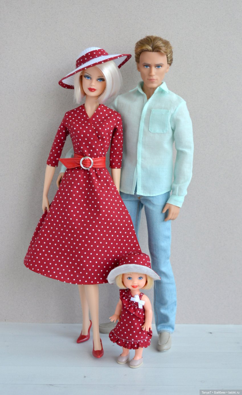 Белые горошки — Одежда и обувь для кукол своими руками: фото (фото 3)