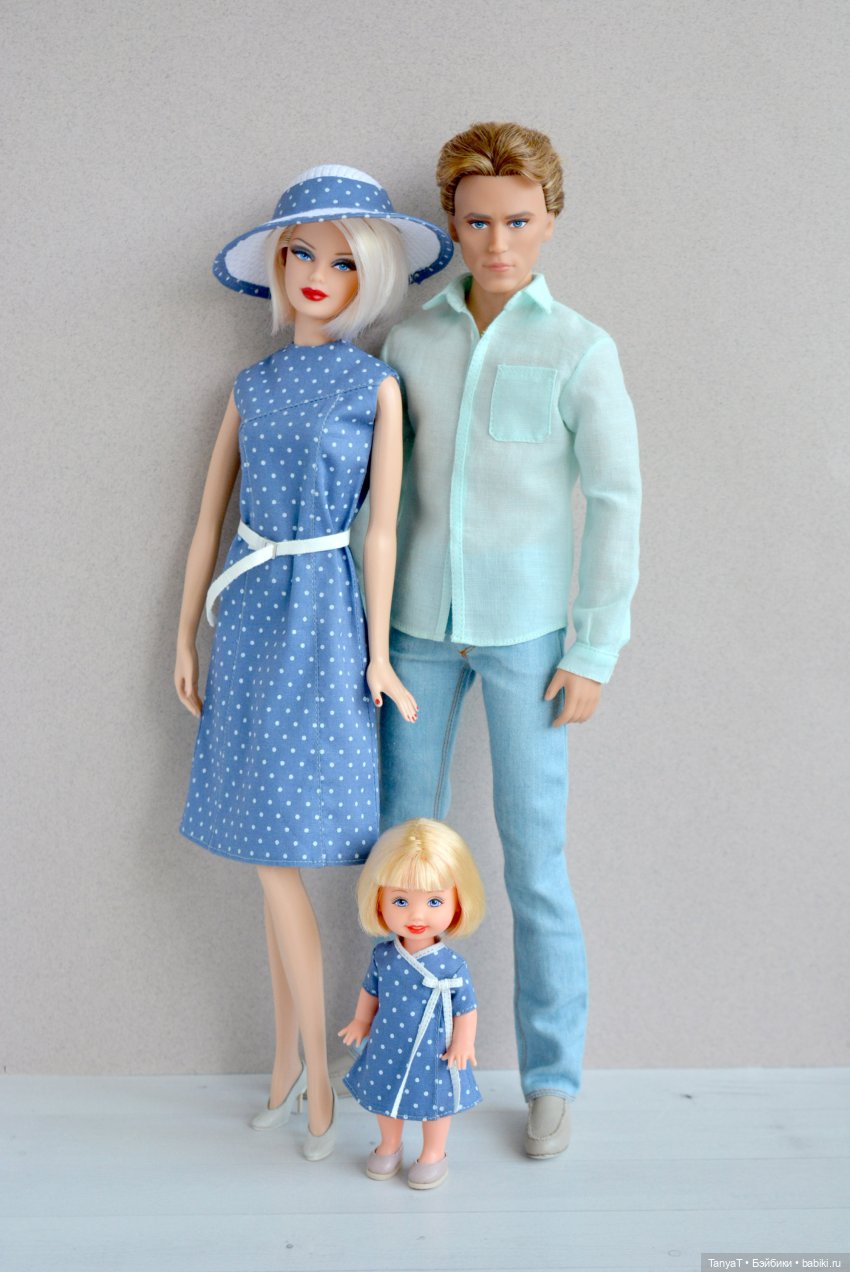 Белые горошки — Одежда и обувь для кукол своими руками: фото (фото 6)