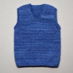 Вязаный жилет для Кена и иных кукол формата 1/6