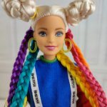Барби гибрид радужные волосы
