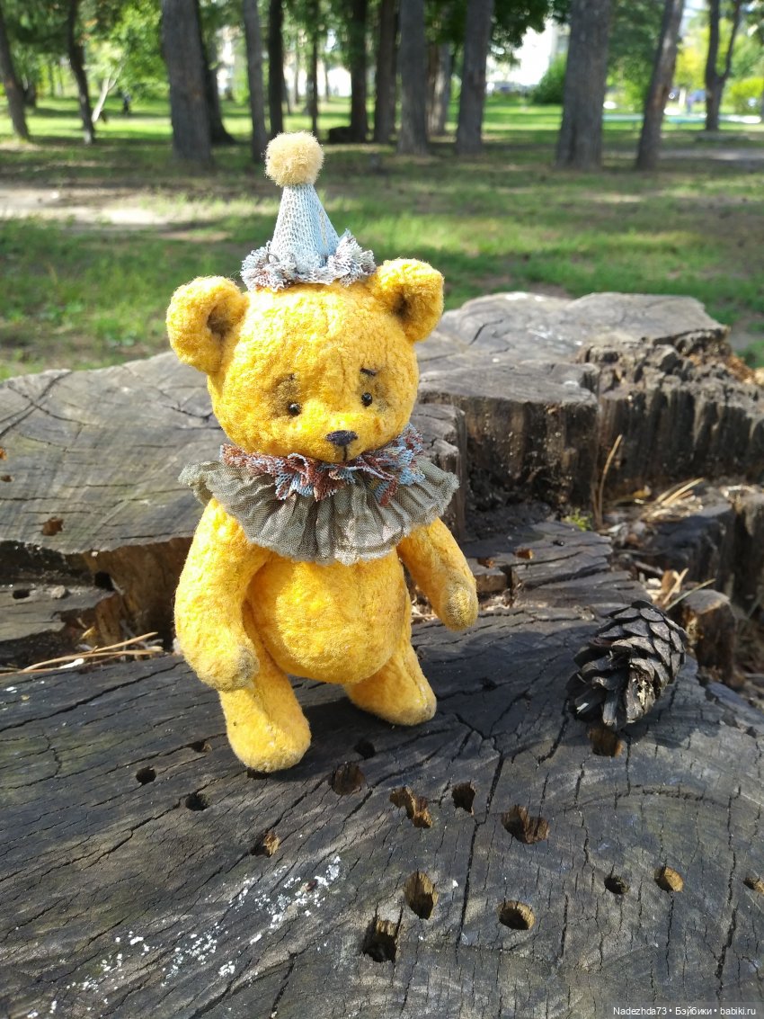 Прогулка с Мишей — Текстильные игрушки и примитивы: кофейные