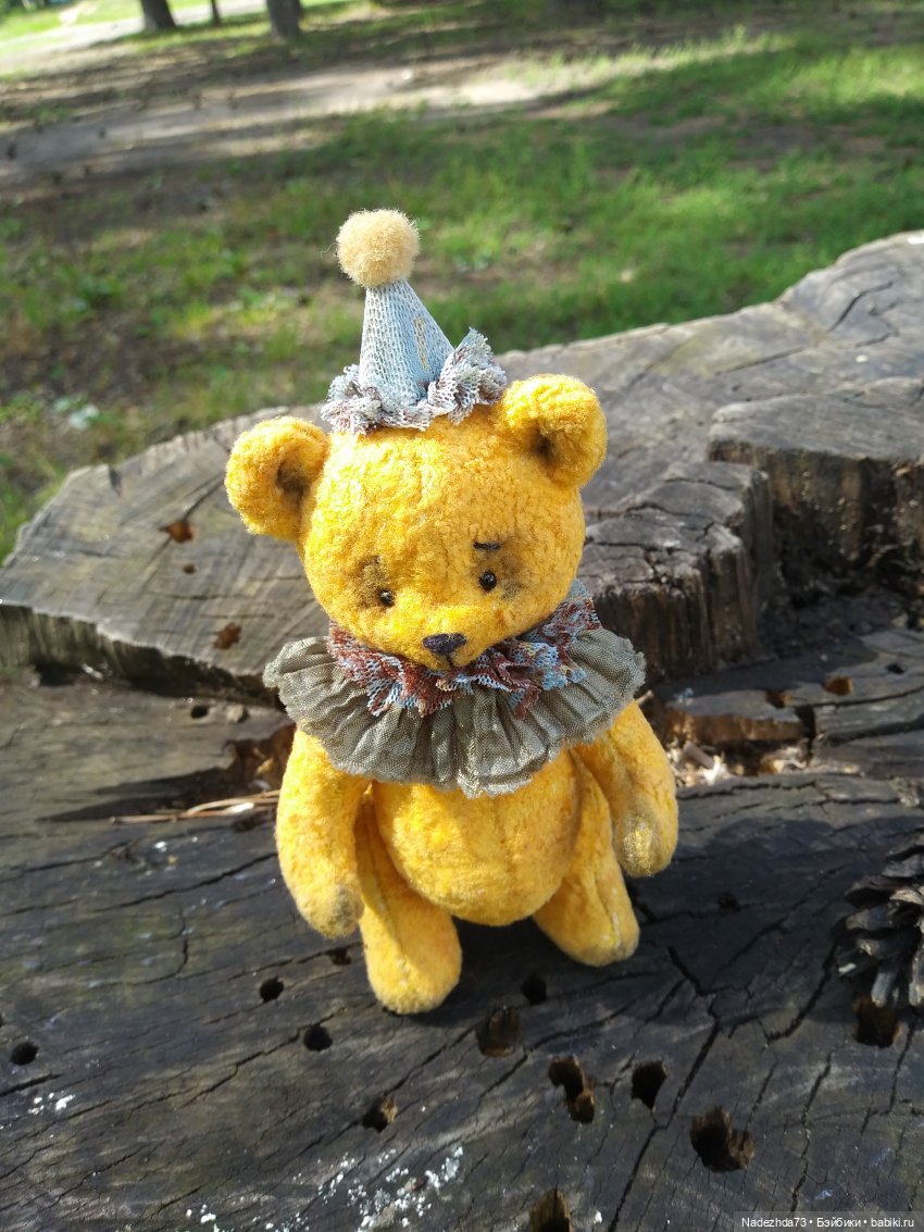 Прогулка с Мишей — Текстильные игрушки и примитивы: кофейные