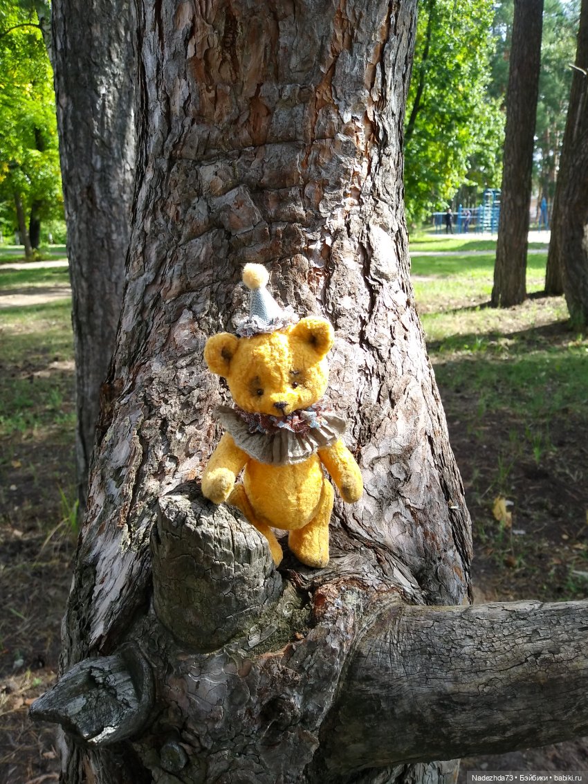 Прогулка с Мишей — Текстильные игрушки и примитивы: кофейные (фото 4)