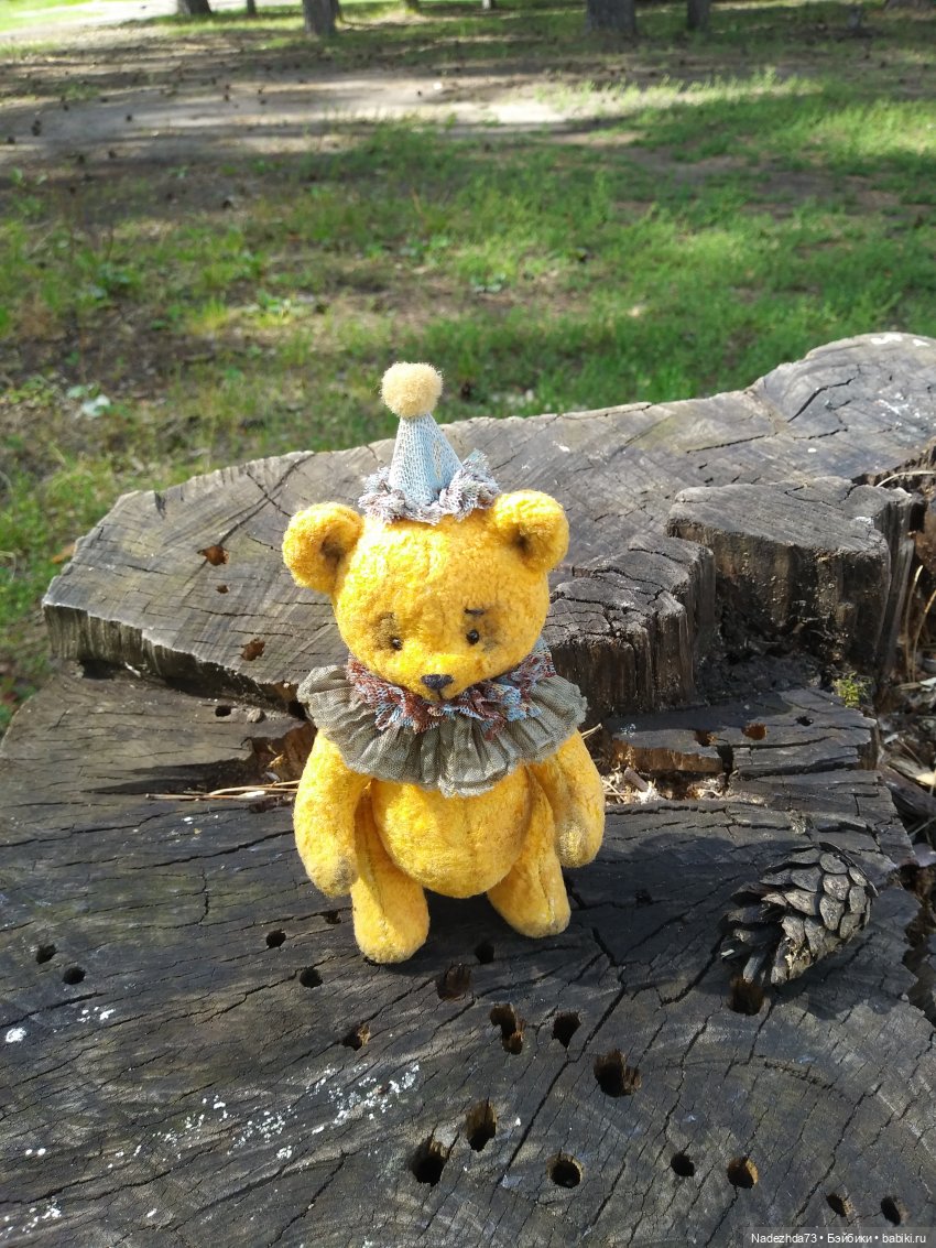 Прогулка с Мишей — Текстильные игрушки и примитивы: кофейные