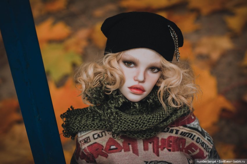 Хельга и осень | Бэйбики Хельга и осень — Куклы Natalia Loseva (Наталья Лосева): авторские BJD (БЖД)