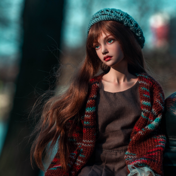 Зая в осеннем парке, часть 2