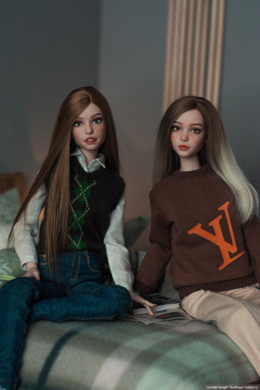Две подруги — Куклы Tender Creation (Анна Добрякова): российские BJD (БЖД) (фото 2)