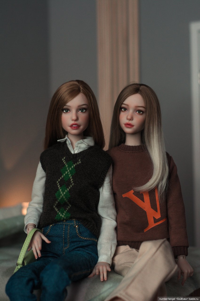 Две подруги — Куклы Tender Creation (Анна Добрякова): российские BJD (БЖД)