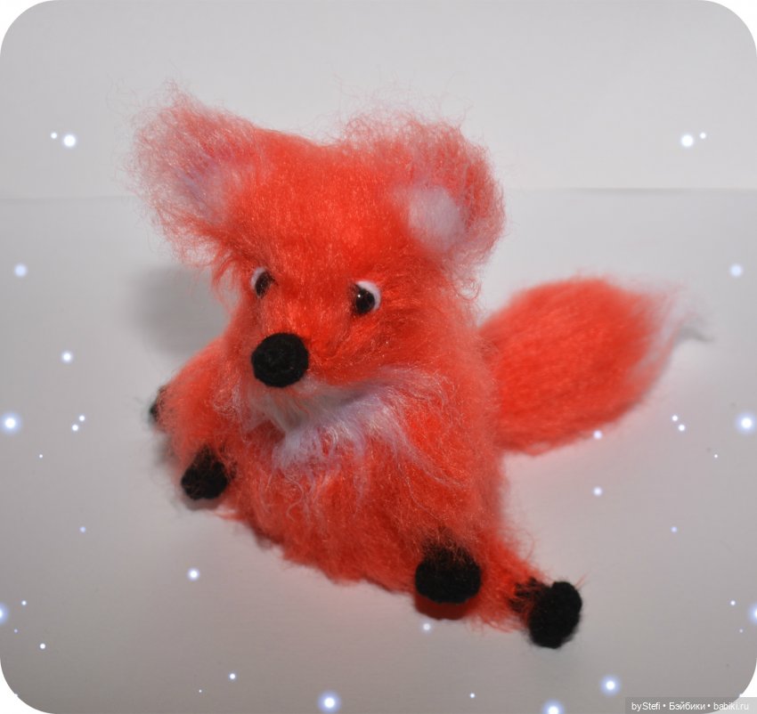 Лисица Пуховица моя — Вязаные игрушки и амигуруми: крючком (фото 9)