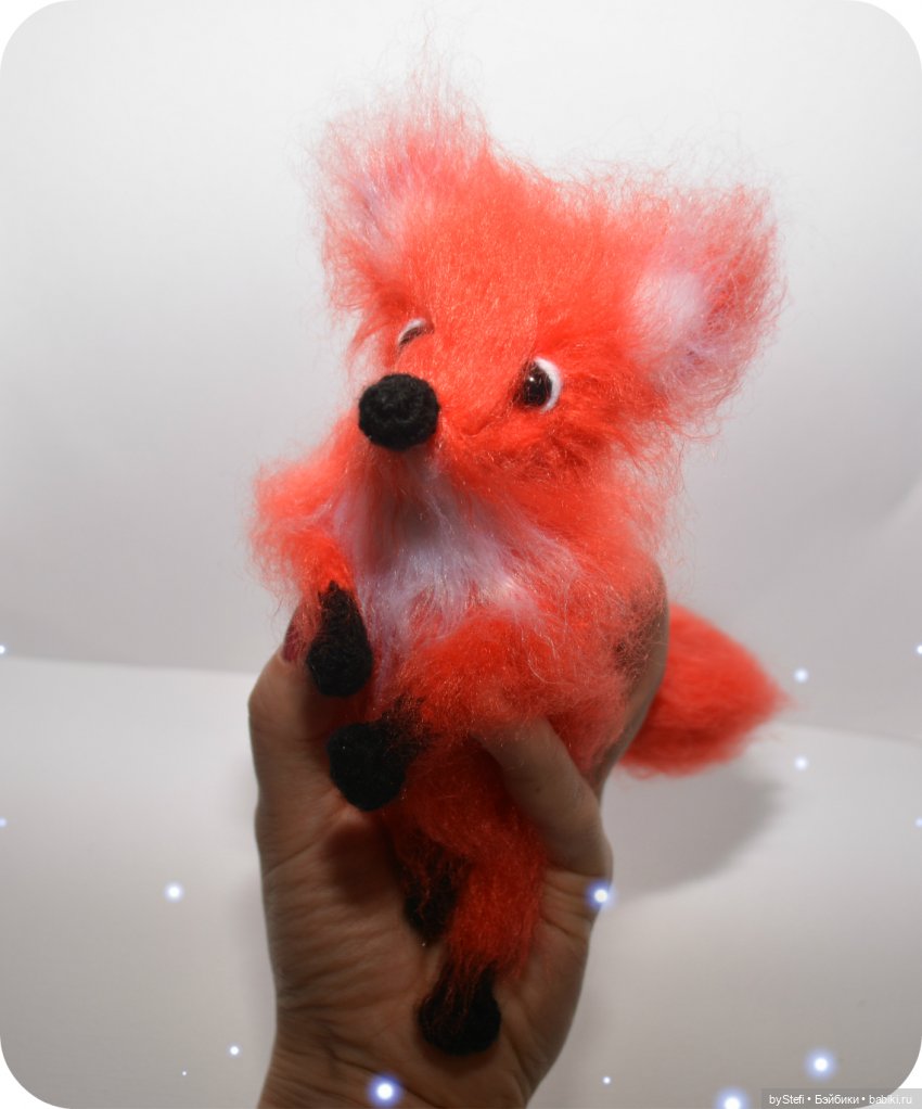 Лисица Пуховица моя — Вязаные игрушки и амигуруми: крючком (фото 7)