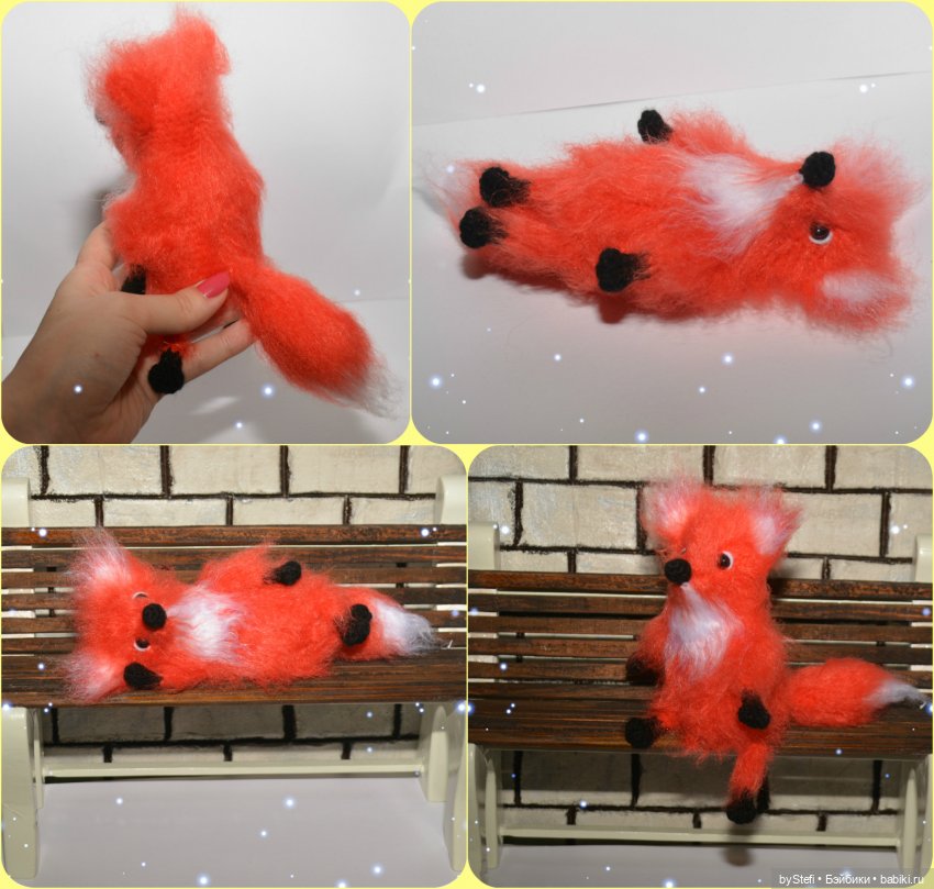 Лисица Пуховица моя — Вязаные игрушки и амигуруми: крючком (фото 10)