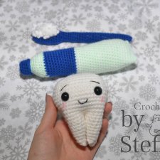 Зубик, паста и щёточка. Полный набор