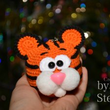 Тигрик. Ёлочный шарик