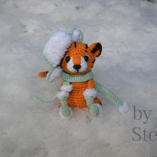 Тигрик Фростик. Авторская работа. Символ 2022