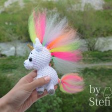 Летний единорожек получился. Авторская работа