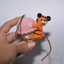 Покажу нового тигрика. Всего 7 см