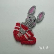 Кролик. Магнитик на холодильник