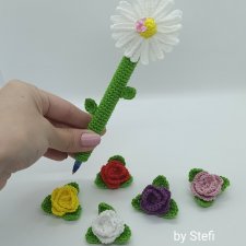 Цветочки. Ручка и брошечки