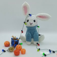 Зимний кролик. Символ 2023.  Авторская работа