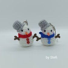 Покажу новых снеговичков и наш красивенный закат