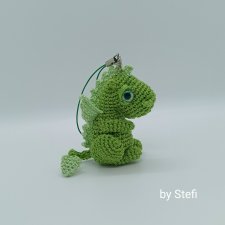 Захотелось связать миниатюрного дракончика. Символ 2024