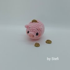 Давно не показывала ничего. Свинка-копилка