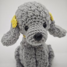 Давно не вязала собачек. Решила исправляться. Знакомьтесь! Эльза