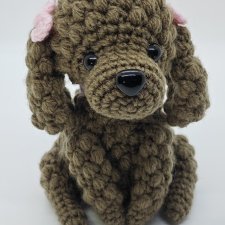 И снова пуделечëк) Постоянную кличку пока не давала, но дома она Джессика