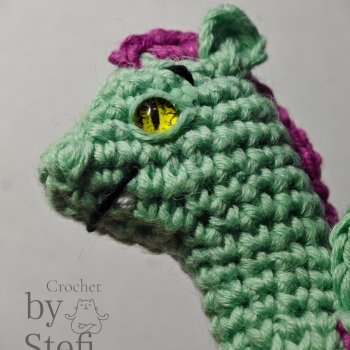 Вязанная игрушка Драконь - Символ 2024