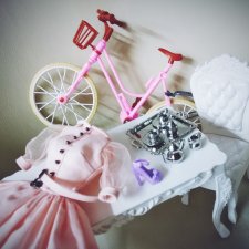 Одежда, мебель и прочие "ништяки", специально купленные для Барби