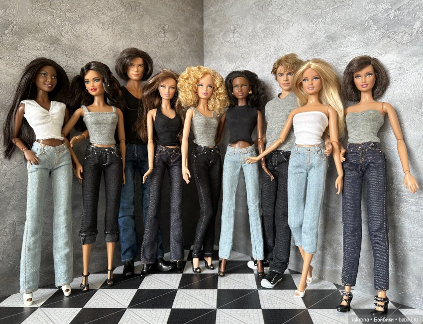 Barbie Basics, джинсовая коллекция | Бэйбики Barbie Basics, джинсовая коллекция