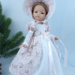 Винтажное платье для кукол Paola Reina