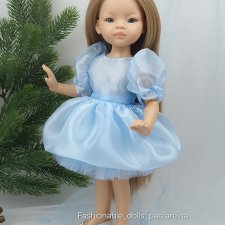 Нарядное платье на кукол Paola Reina