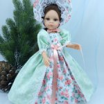 Винтажное платье для кукол Paola Reina