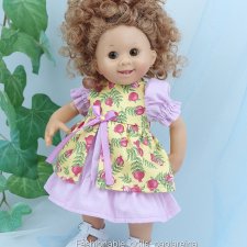 Платье для кукол Вихтель 25 см
