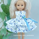 Платьишки для кукол мини Paola Raina 21см