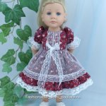 Платье для кукол Gotz 36 см