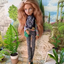 Аутфит "Меланжевый ритм"