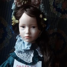 Кукла в викторианском стиле