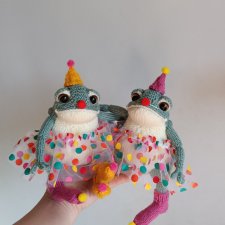 Жабки-клоунессы Коко и Бру