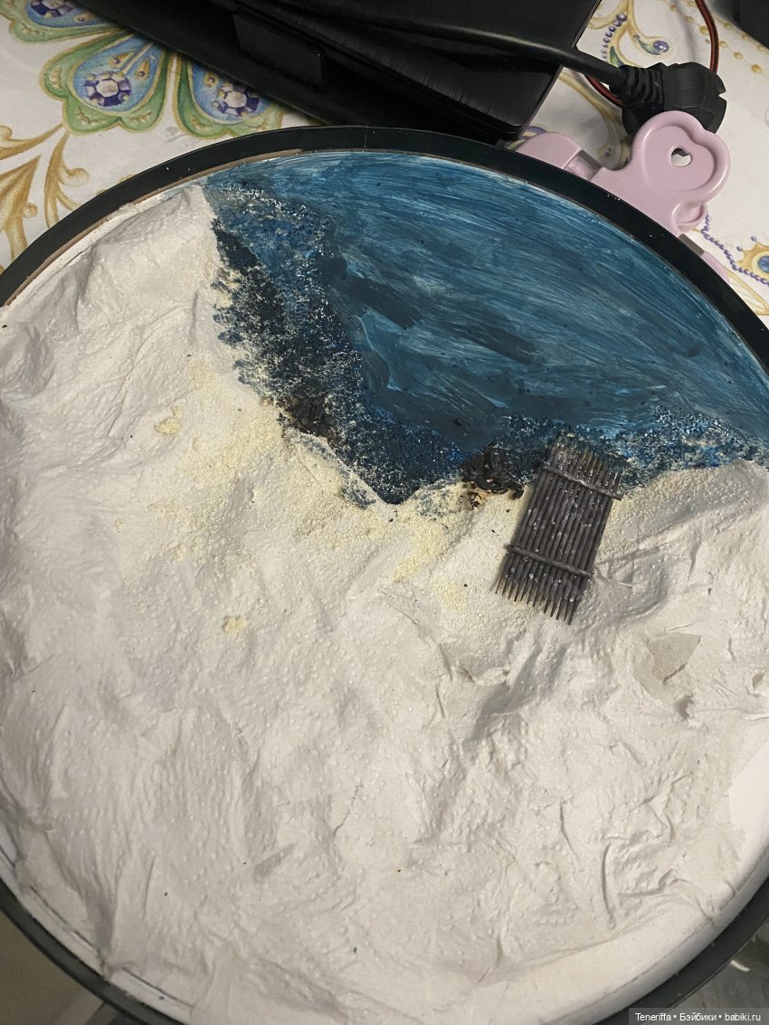 водичка и песок из манки