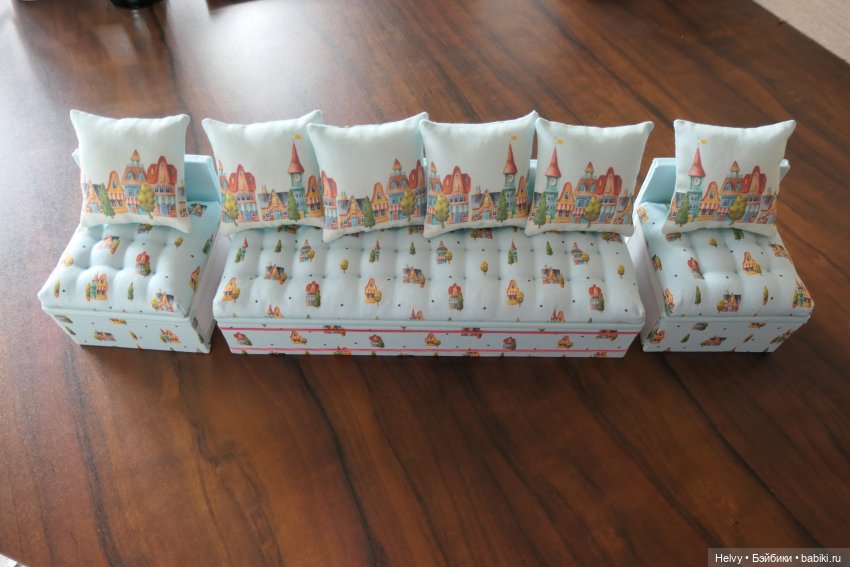 Мягкая мебель для кукол — Мебель для кукол и домиков: фото