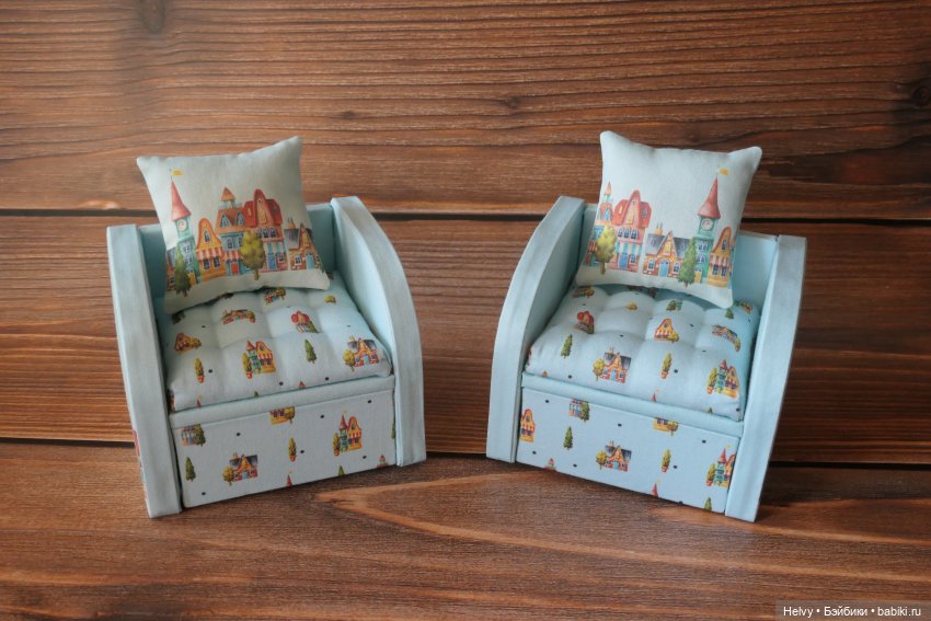 Мягкая мебель для кукол — Мебель для кукол и домиков: фото