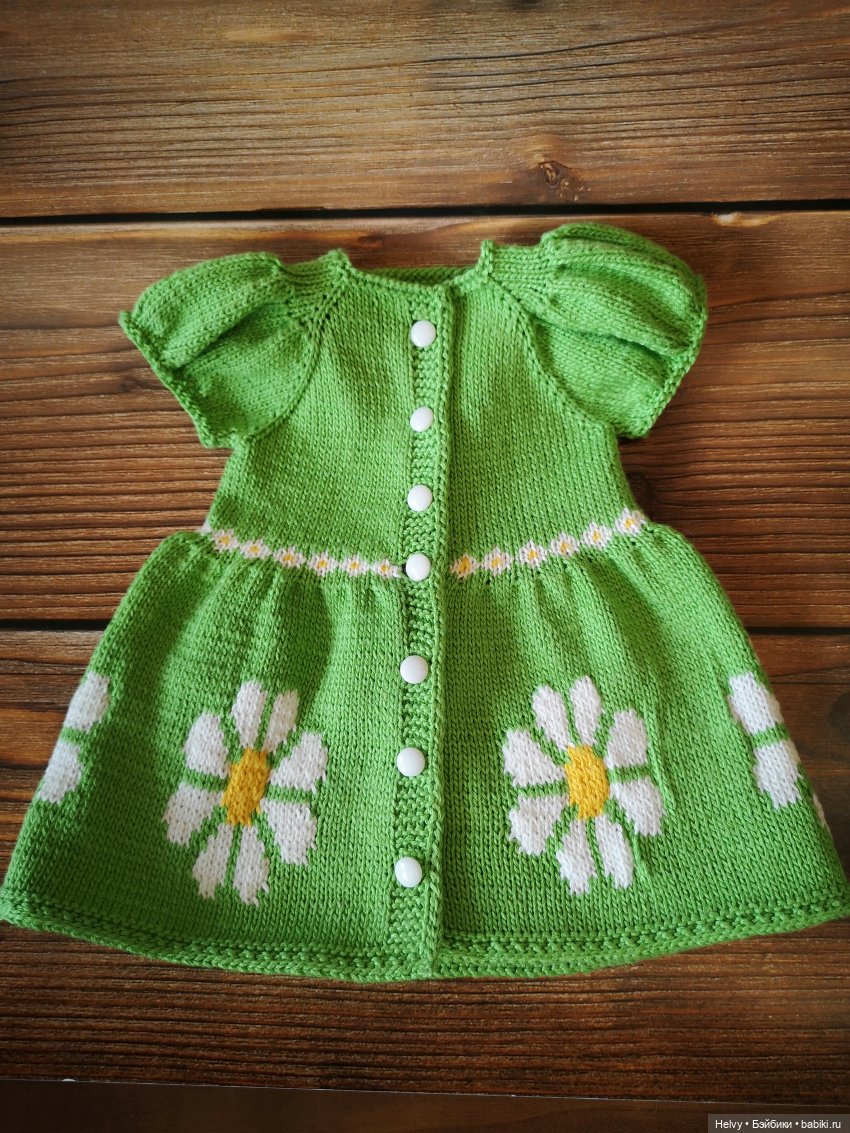 Платье с ромашками для Саффи Meadowdolls | Бэйбики Платье с ромашками для Саффи Meadowdolls (фото 7)