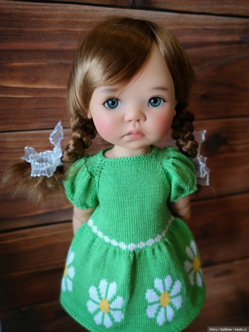 Платье с ромашками для Саффи Meadowdolls | Бэйбики Платье с ромашками для Саффи Meadowdolls