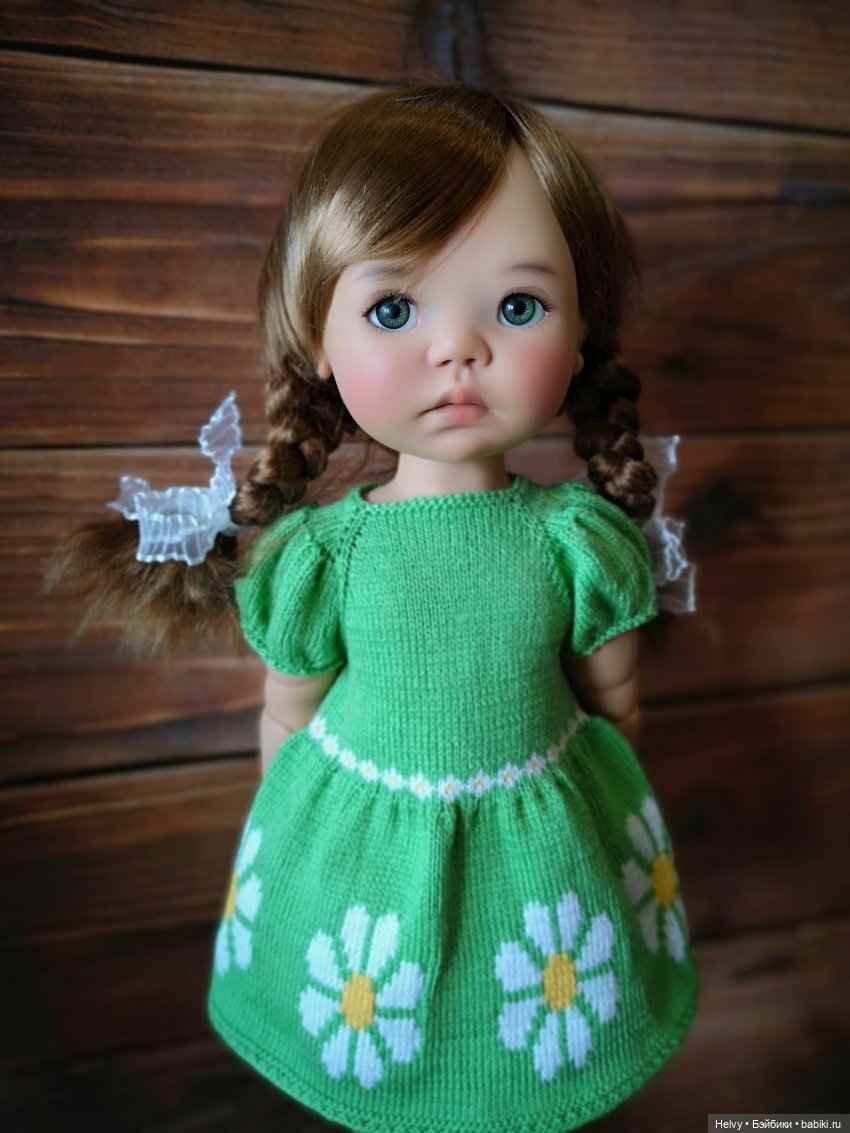 Платье с ромашками для Саффи Meadowdolls | Бэйбики Платье с ромашками для Саффи Meadowdolls (фото 2)