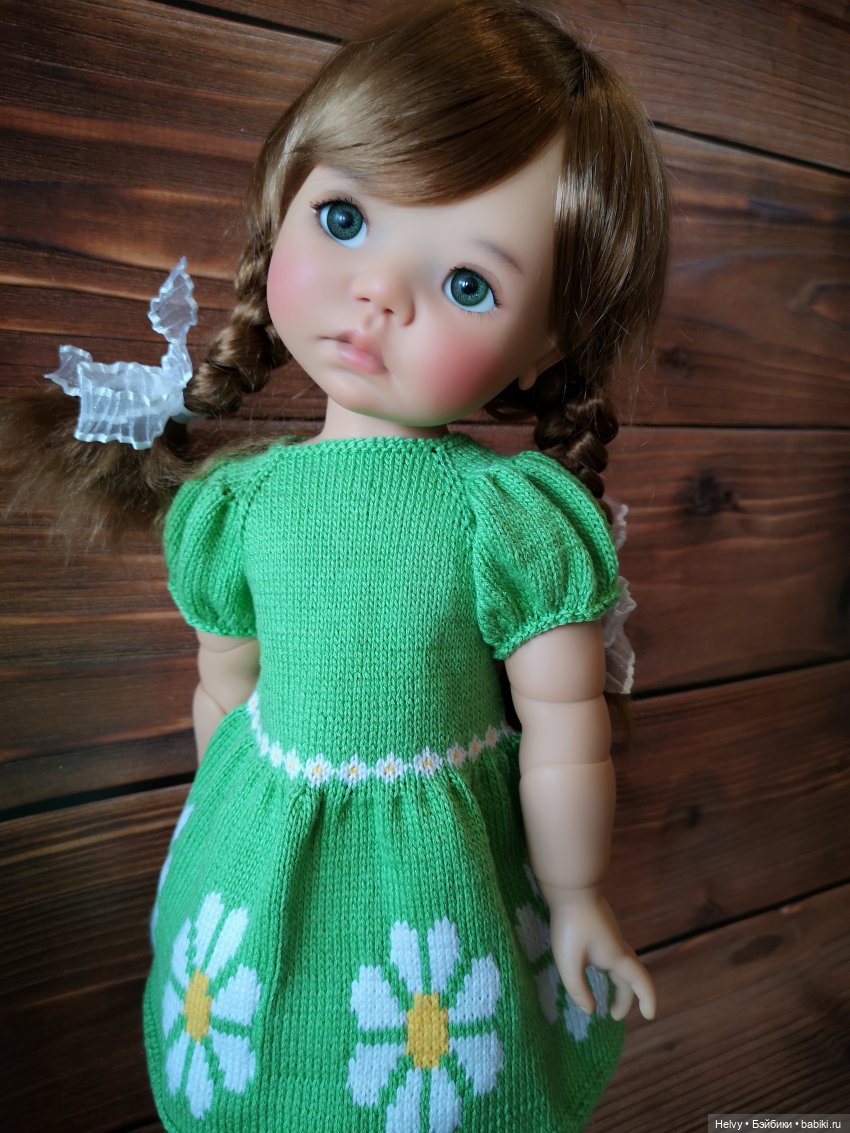 Платье с ромашками для Саффи Meadowdolls | Бэйбики Платье с ромашками для Саффи Meadowdolls (фото 4)