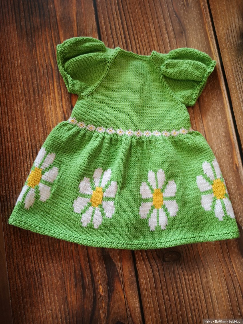 Платье с ромашками для Саффи Meadowdolls | Бэйбики Платье с ромашками для Саффи Meadowdolls (фото 8)