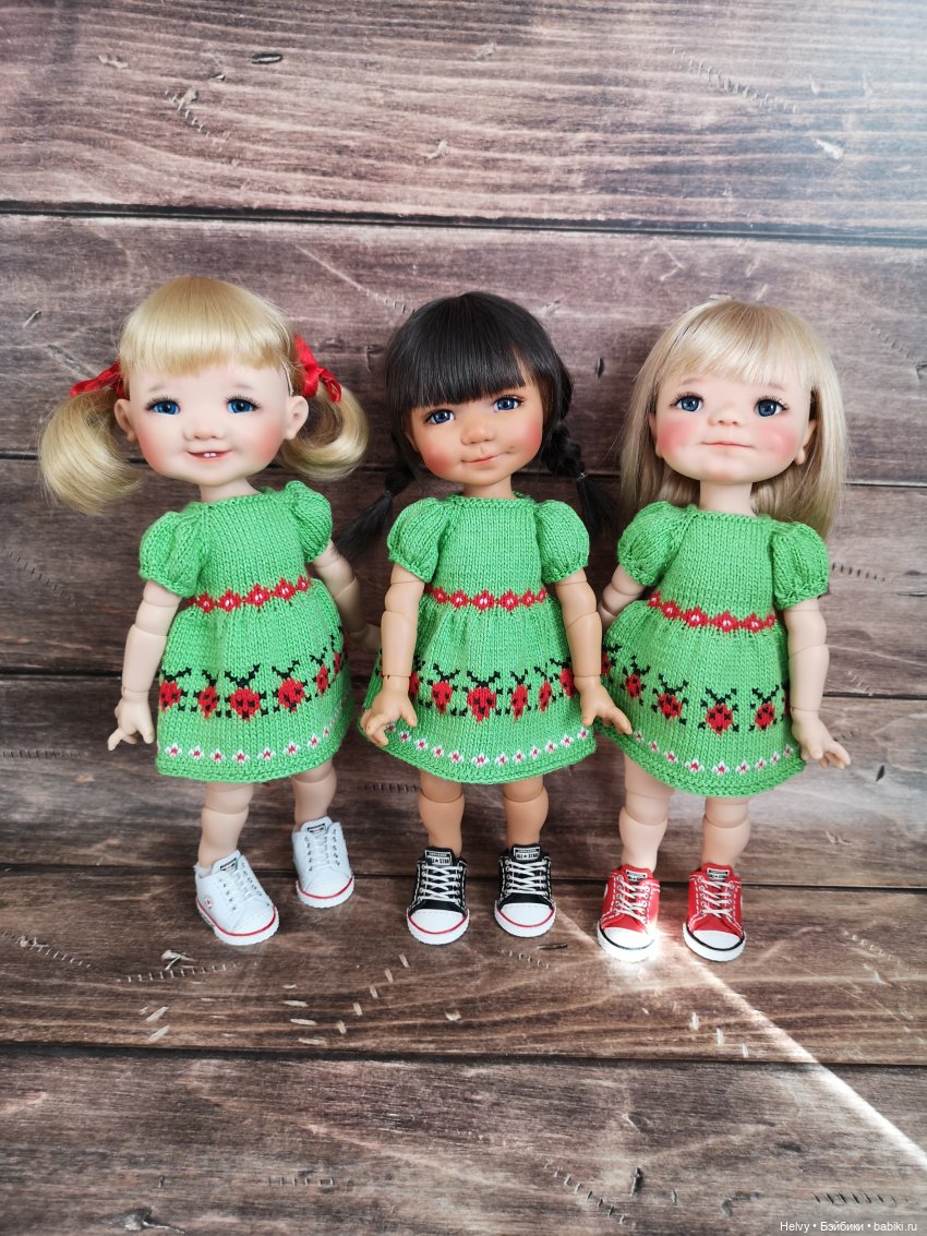 Платья с божьими коровками для Медовят